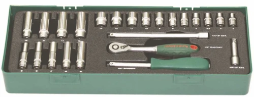 Wkład - Kpl. nasadek 1/4" 24szt