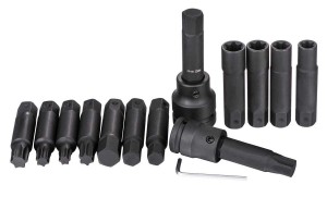 Kpl. nas. udar. Imbus Torx E-Torx 3/4" i 1" *****