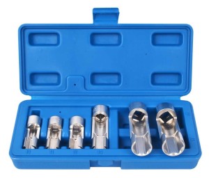 Kpl. nasadek otwartych 3/8" 1/2" 10-19mm 6szt