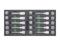 Zestaw 25szt. bitów TORX i RIBE w obs. 1/2", EVA, 1/3