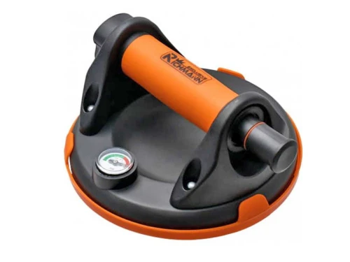 Przyssawka próżniowa do szyb, gresu, 150mm, 80kg, manometr