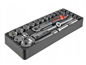 Wkład - zestaw nasadek 1/2" 8-32mm, 25szt