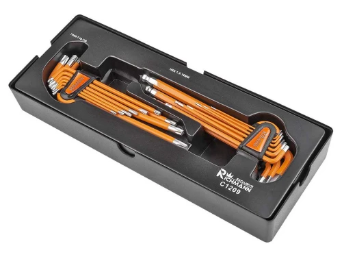 Wkład - imbusy 1,5-10mm + TORX T10-T50, S2, 18szt