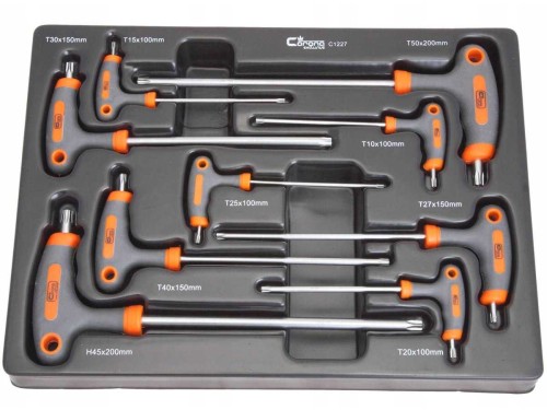 Wkład - TORX uchwyt "T" 9szt.