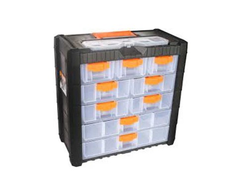 Skrzynka organizer 16"  9 szuflad