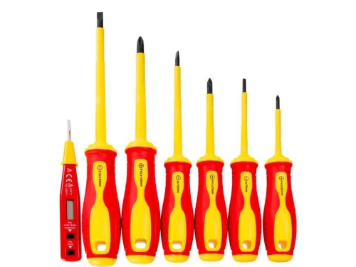 Wkrętaki 1000V 6el.+ Próbnik EN60900 VDE