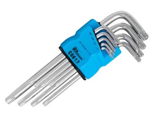 Kpl. TORX T10-T50 z otworem 9el.