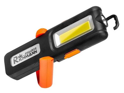 Lampa AKU 5W + 3W, uchylna, reg. mocy