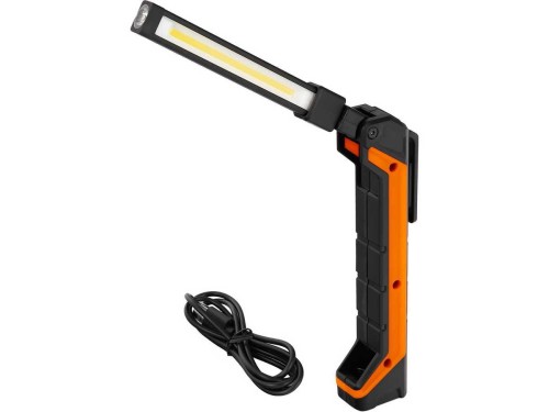 Lampa długopisowa aku. składana 5W+1W magnetyczna