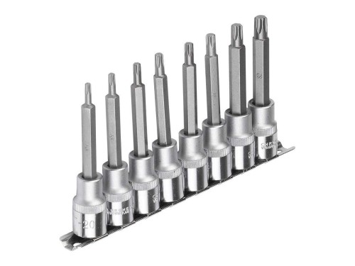 Listwa bit w obsadzie 1/2" TORX T20-T50 L-100mm S2