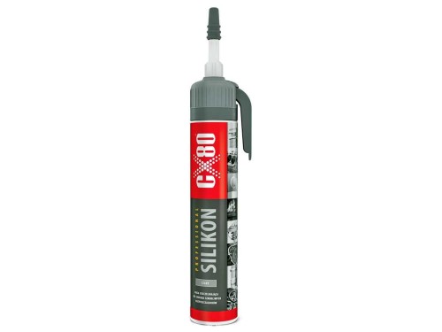 Silikon uszczelniający szary +380°C 210g
