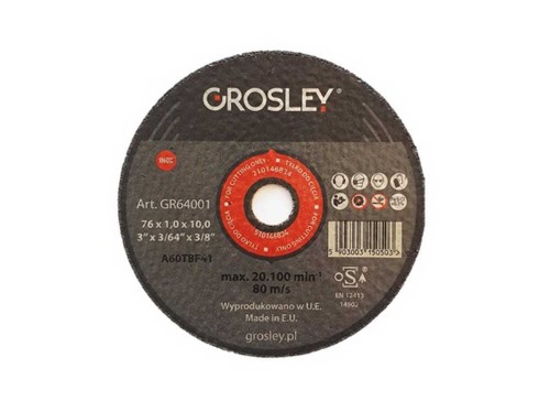 Tarcza do cięcia INOX 76mm gr. 1mm