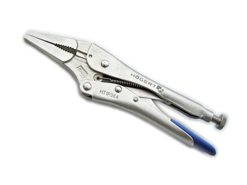 Szczypce zaciskowe MORS 230mm, wydłużone szczęki