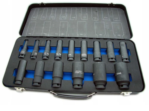 Kpl. nasadek udar 1/2" 15szt.