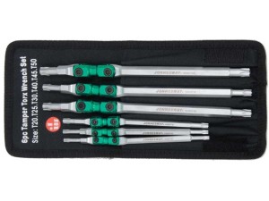 Kpl. kluczy TORX z podwójnym przegubem 6szt.