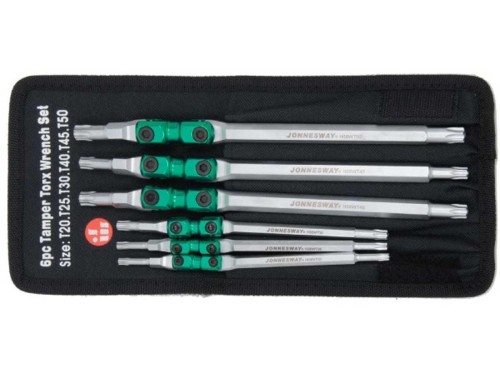 Kpl. kluczy TORX z podwójnym przegubem 6szt.