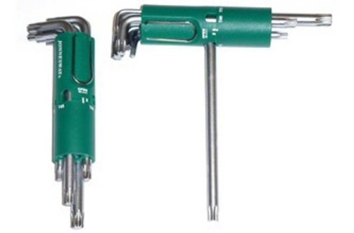 Kpl. kluczy TORX długich w chwycie 8 szt.