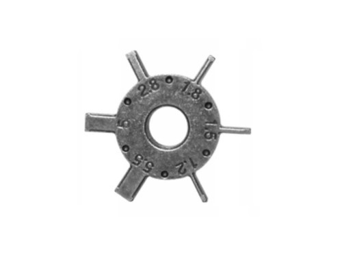 Adapter do czyszczenia rowków tłoka - 1.2/1.5/1.8/2.8/5/5.5mm