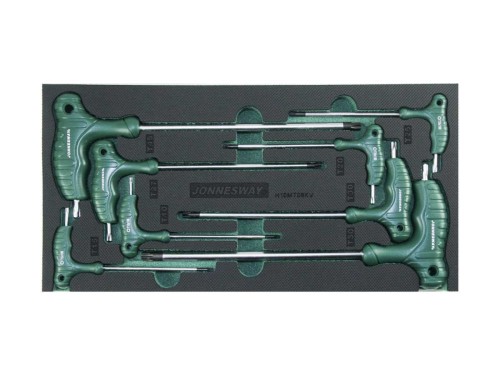 Wkładka - 8szt. kluczy kątowych TORX z uchwytem w piance EVA