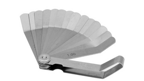 Szczelinomierz wygięty 16 listków 0.05-1.00mm