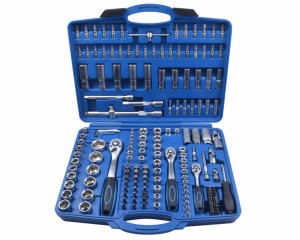 Kpl. kluczy nasadowych 1/4" 3/8" 1/2" 171el. ****
