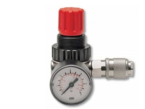 Reduktor 1/4", poziomy, manometr, 1700 l/min