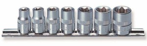Kpl.nasadek E 3/8" 7szt.