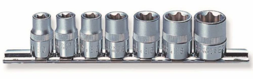 Kpl.nasadek E 3/8" 7szt.
