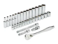 Zest. nas. z grzechotką 3/8” 32el.